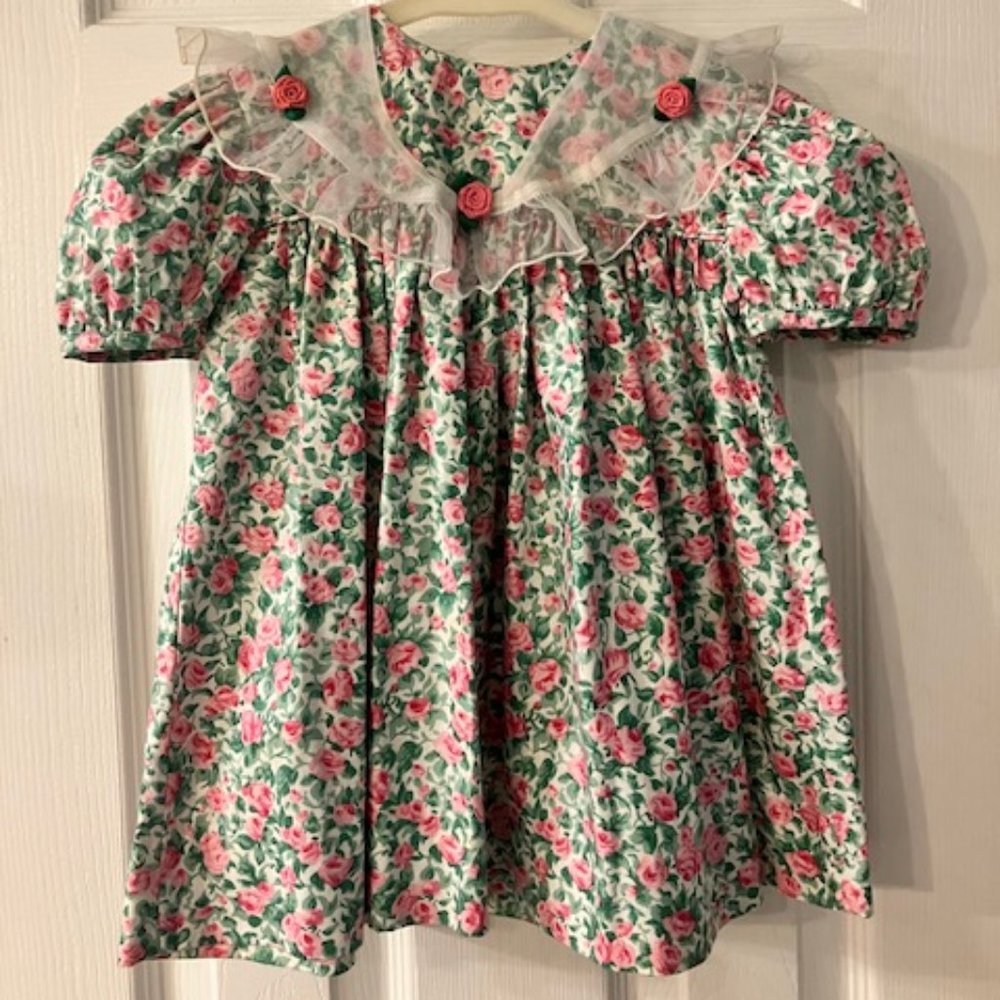 VINTAGE! - RUTH OF CAROLINA Fine Quality Adorable Dress -Size 24 Months - Mint!